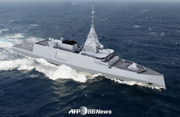 프랑스 프리깃 함 "베루아라"의 이미지도. 동국 해군 및 DCNS 제공ⓒAFP PHOTO / DCNS/AFPBBNews