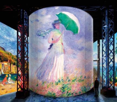 [Culturespaces Digital - Atelier des Lumières – Monet, Renoir, Chagall, 2020 - Directors : G. Iannuzzi - R. Gatto - M. Siccardi - Sound track L. Longobardi - © Gianfranco Iannuzzi]