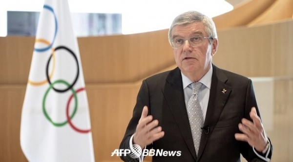 국제 올림픽위원회 (IOC)의 토마스 바흐 회장 ⓒAFPBBNews