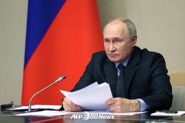 블라디미르 푸틴 대통령 (AFP PHOTO/SPUTNIK)